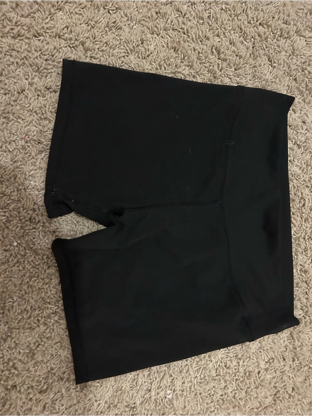 Women's Black High-Rise Bike Shorts